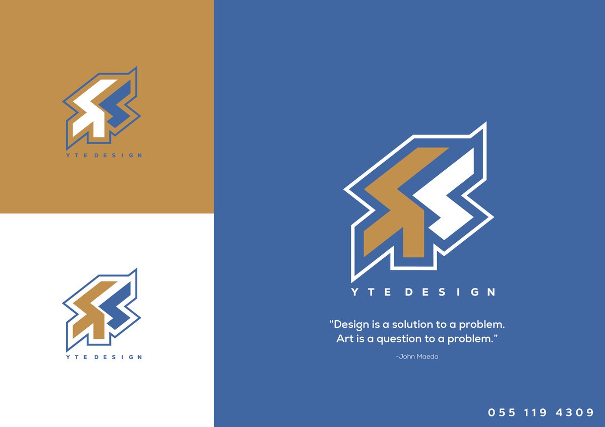 yte_design's tweet photo. "Design is a solution to a problem"
Yte design logo

#Logodesigner #GraphicDesigner #madeinghana https://t.co/FZ7iPRTUrt