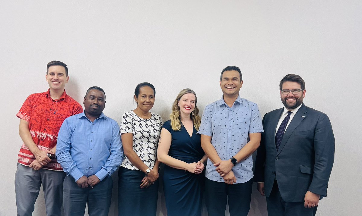 IzekLal's tweet image. Yesterday the Department of Information team (@RonylNarayan &amp;amp; Brenda) met with the Assistant Secretary Bill Russo from the US State Department’s Bureau of Global Public Affairs and Will Romine  from the US Embassy Suva to discuss collaboration opportunities

#dinfo