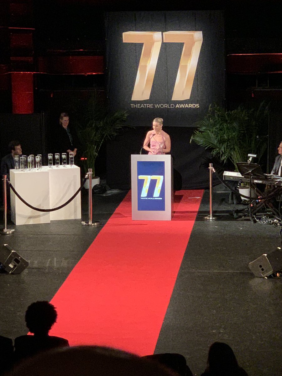 Theatre World Awards (@twawards) on Twitter photo Lucy Freyer accepts her award from Laura Linney, for her work in <a href="/roundaboutnyc/">Roundabout</a>’s #TheWanderer. #TWAwards23 Lucy Freyer accepts her award from Laura Linney, for her work in <a href="/roundaboutnyc/">Roundabout</a>’s #TheWanderer. #TWAwards23