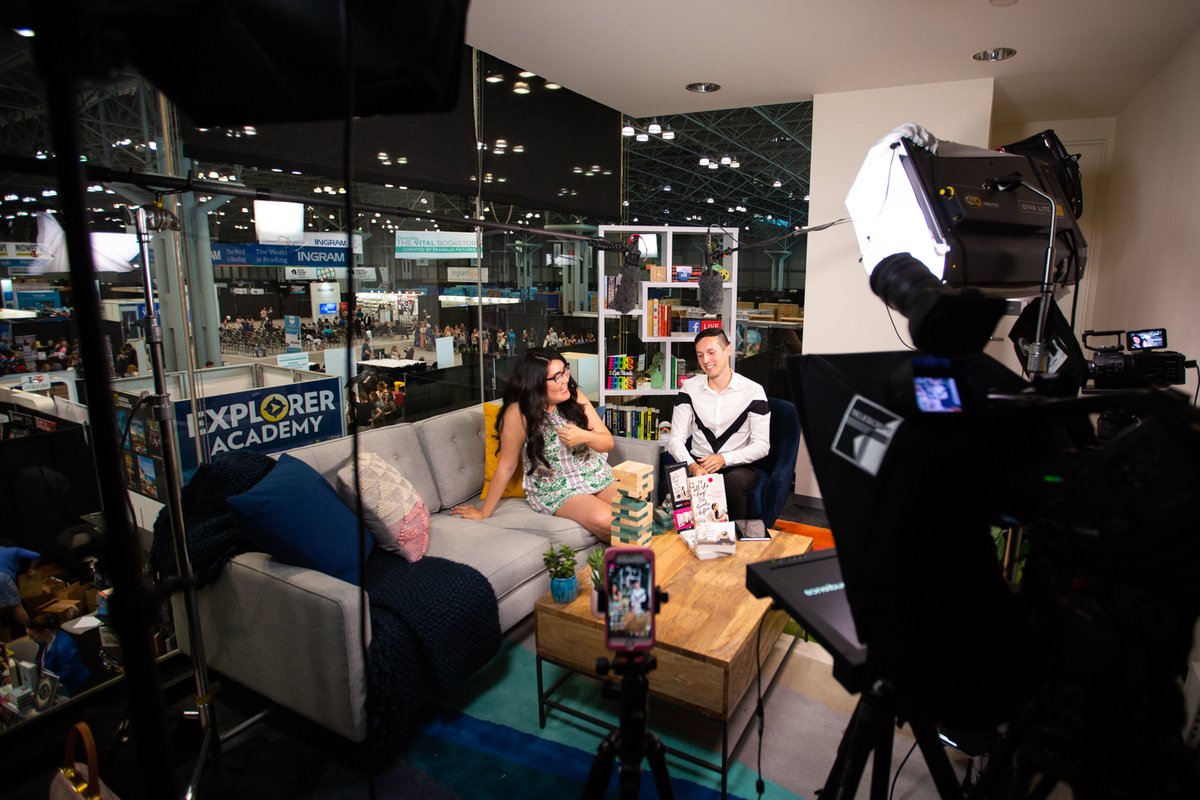 DragonfliMedia's tweet photo. We're looking back at five years ago this week, when we produced and directed content for Meta at the annual BookCon conference.  Over three days of streaming, videos surpassed 2.6 million views. https://t.co/ehjsPq3RUJ