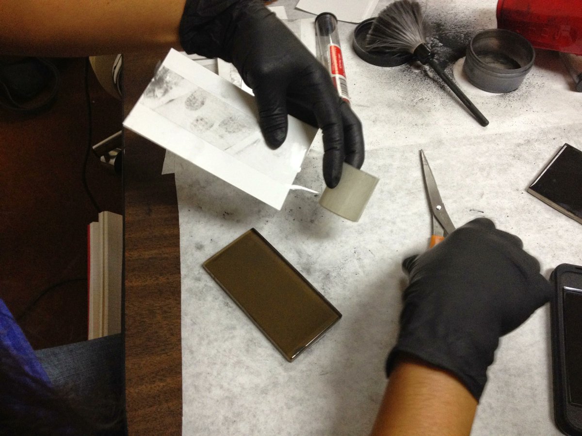 Forensic187's tweet photo. Ever thought of fingerprints as accidental autographs? In the world of #CSI, they're invaluable clues! Our task? Making sure each latent print revealed is a step closer to solving the puzzle. #ForensicFacts #FingerprintAnalysis #forensicscienceacademy #forensicstudent 🔍👆 https://t.co/zH6EXmBeNP