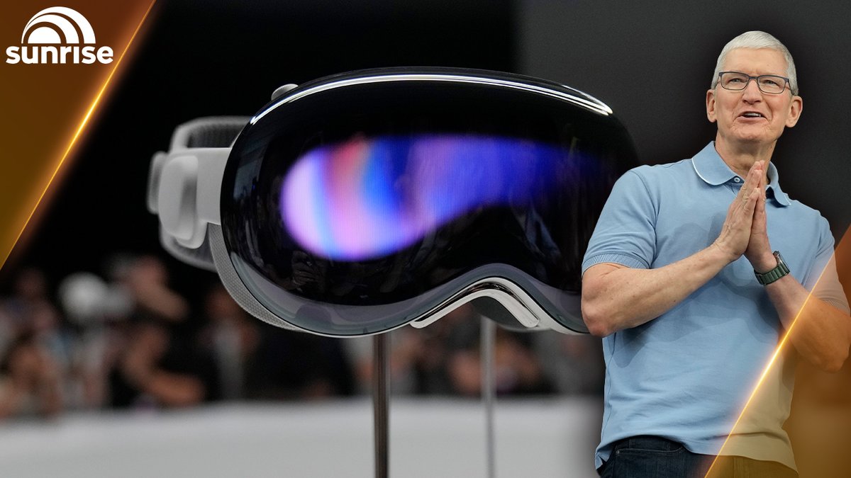 Sunrise consumer correspondent Shaun White is at Apple HQ in California where the tech giant has launched a revolutionary virtual reality headset. #sunriseon7
📌 MORE: 7news.link/AppleConference