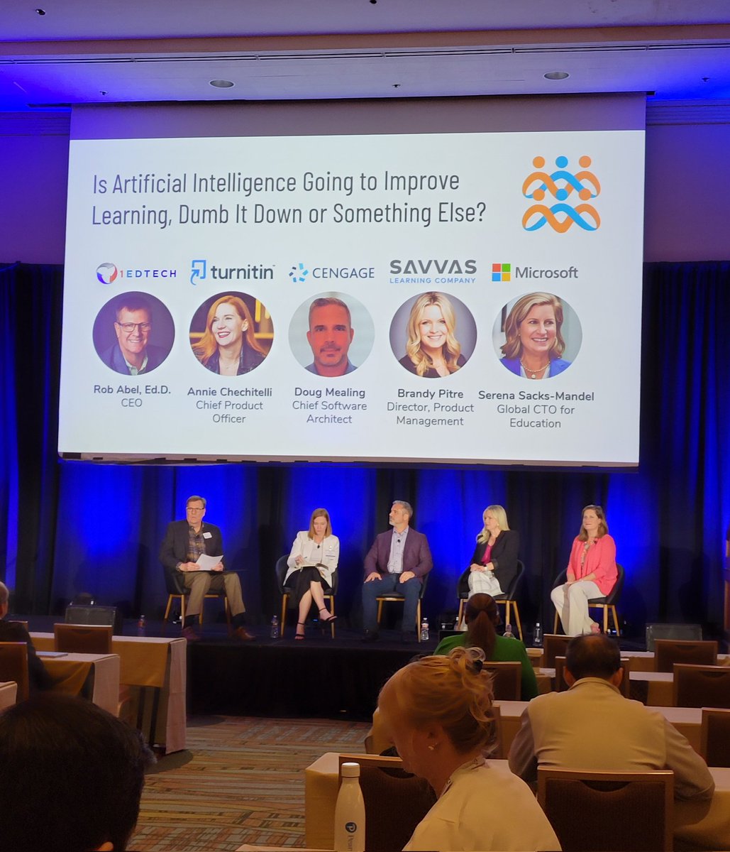 Great 1st day of the #1EDTECH Learning Impact Conference, discussing #aiineducation