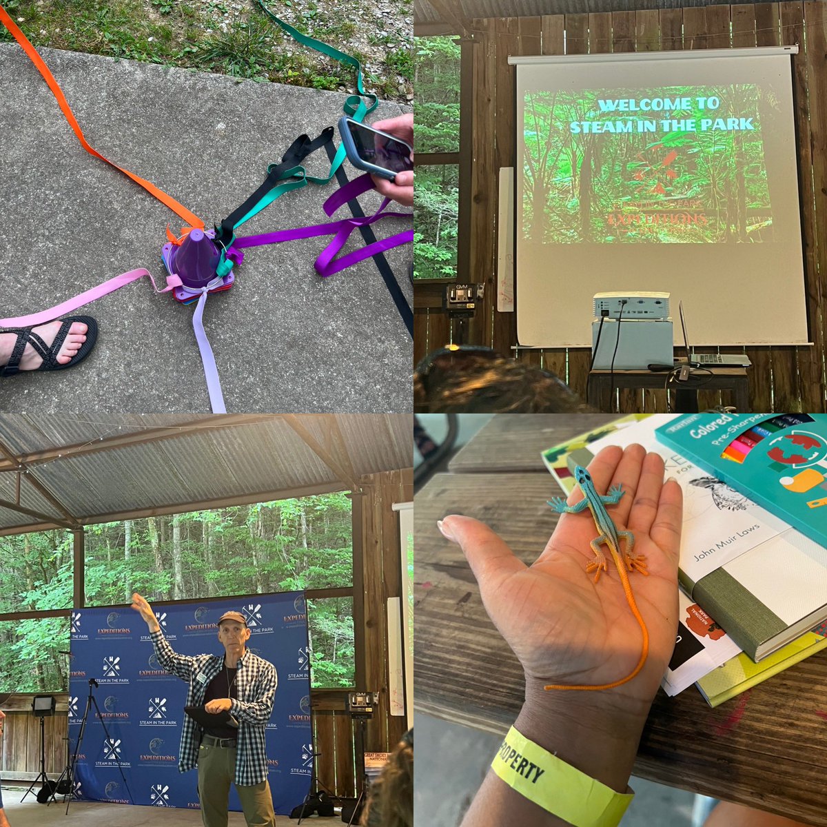 AMAZING first night at #STEAMinthePark! I’ve only been here for a few hours and I’m already blown away! Looking forward to a great week of learning and building relationships! @MrSmith_LES @BurrisWhittney, and Cara Kirkland! @GMASteam