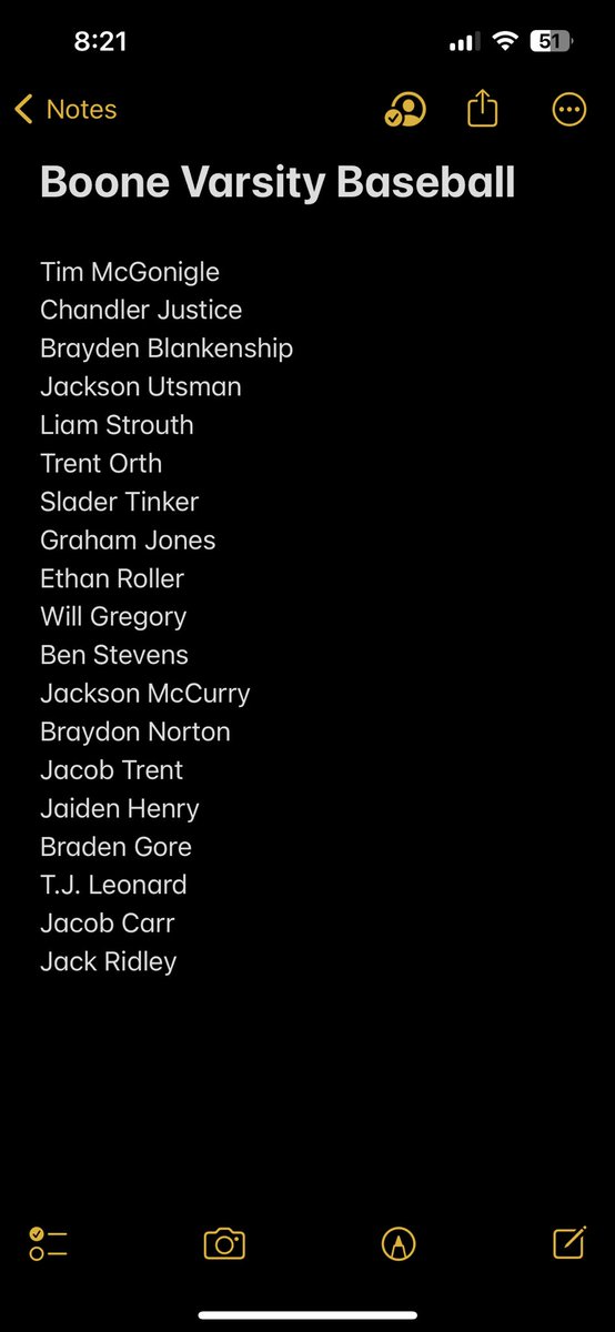 BlazerBoone's tweet photo. Congrats to these fellas for making the Varsity and Junior Varsity Blazers!
#BlazerBaseball @BooneAthletics https://t.co/98h19P3GJX