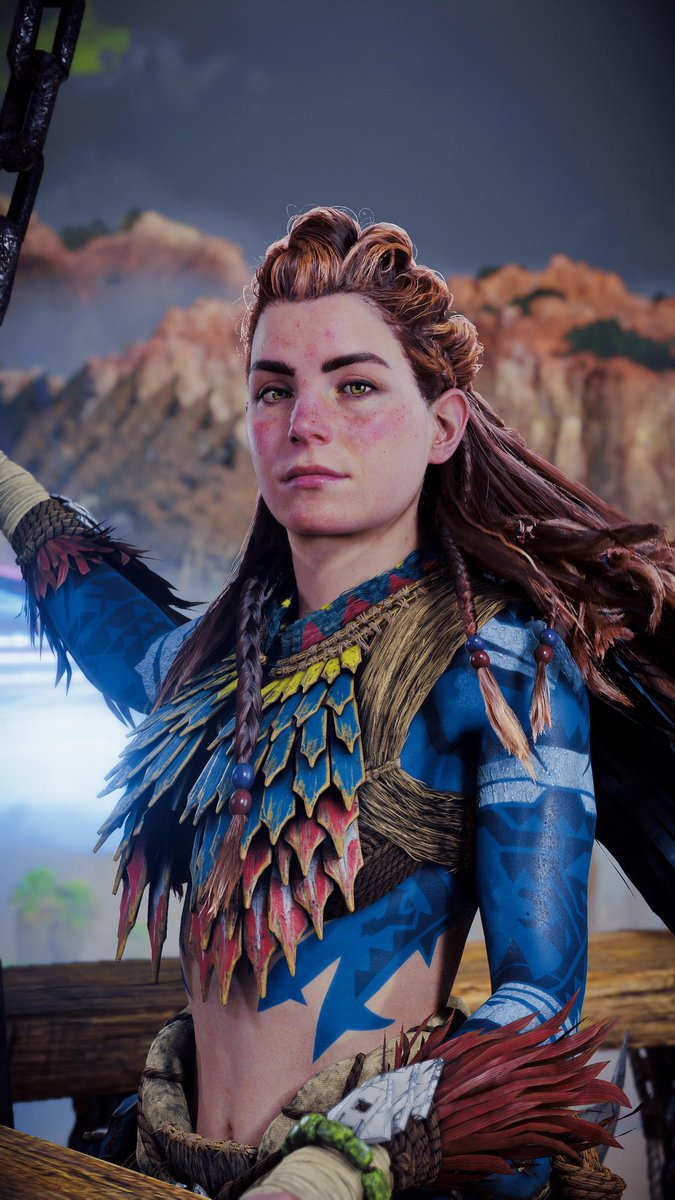 Horizon Forbidden West 
#Aloy 
#BurningShores
#VirtualPhotography 
#BeyondTheHorizon 
#HorizonForbiddenWest