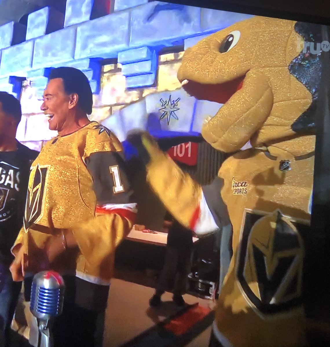 citizen_jz's tweet image. Wayne Newton being summoned back to the home planet by another of his kind 🦎 #lizardpeople #StanleyCup