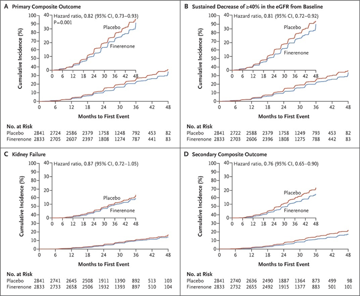 12) #FIDELIODKD in a nutshell:
▶️ ↓ ~20% in kidney outcomes (#ESKD, sustained ↓ #eGFR > 40% or kidney death)
▶️ ↓ ~14% in composite CV outcome
This is a practice changing RCT : in pts with #T2D & #CKD with ↑ #UACR finerenone, ↓ heart & kidney risk
🔓 nejm.org/doi/full/10.10…