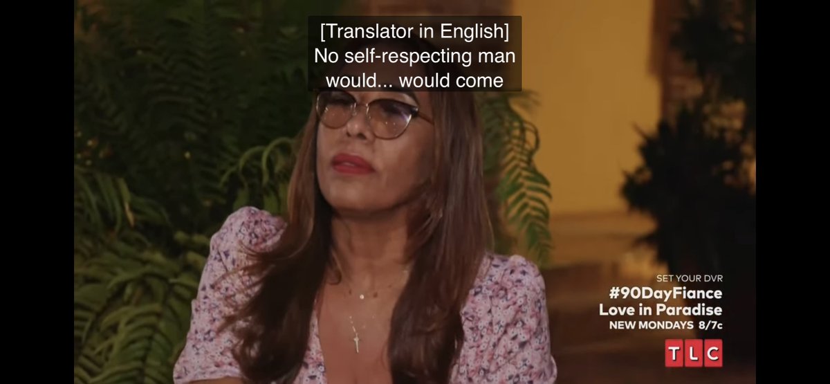 I would never let myself be talked down to through a translator 😂  #90DayFiance #90DayFianceLoveinParadise🌴