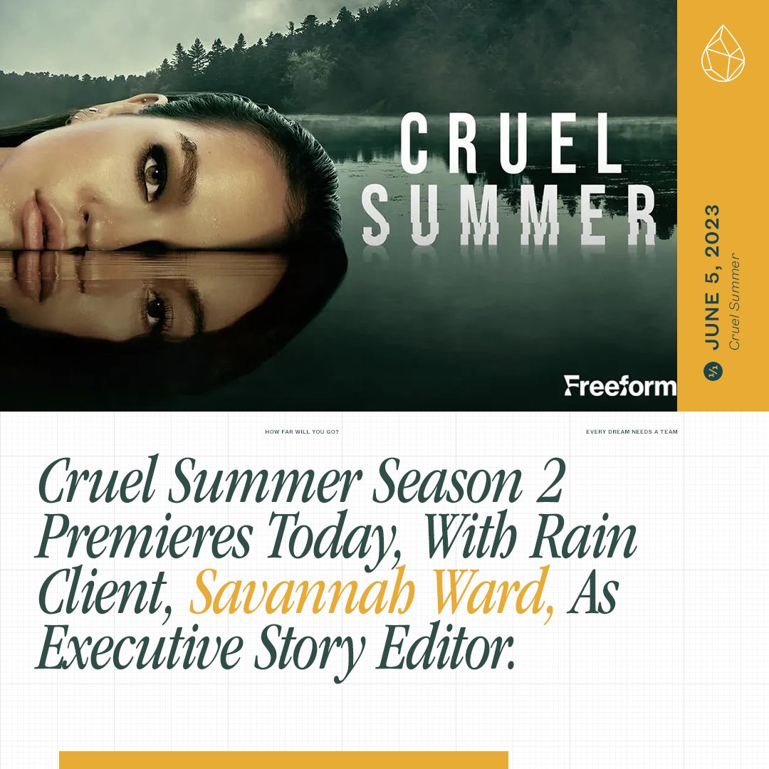 RainManagement's tweet photo. Brace yourself for another wild ride as Cruel Summer Season 2 heats up the screen! Let the summer sizzle begin!
#RainClient #CruelSummer #CruelSummerseason2 #Season2 #storyeditor #storyeditors #editors https://t.co/obFkpSeL9n