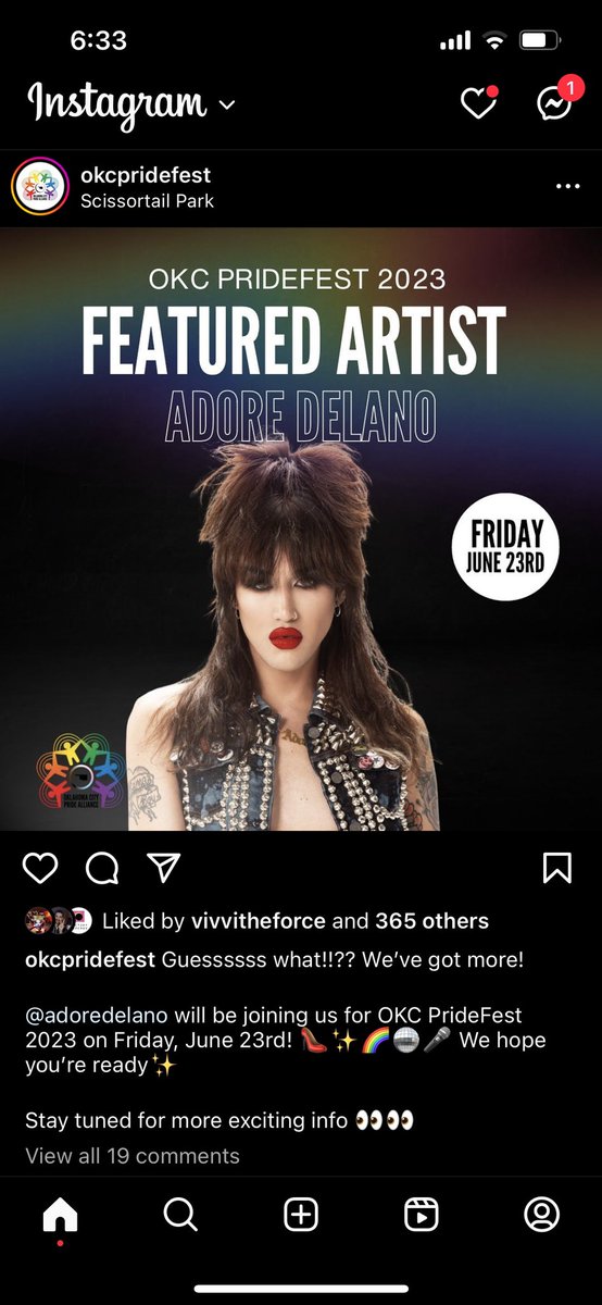 I am super excited for the 23rd now! Now only will be seeing @AdoreDelano live BUT @alyandaj are gonna be the headliners! I’ve been waiting to see them live FOREVER ♥️ 🌈 #Pride2023
