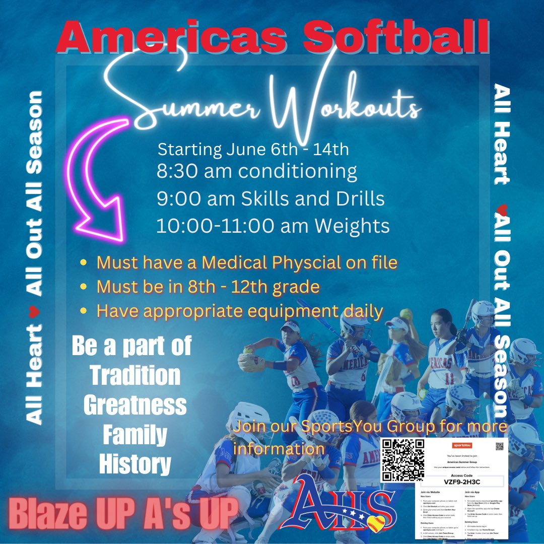 Americas Softball on Twitter "Summer workouts start tomorrow Don’t