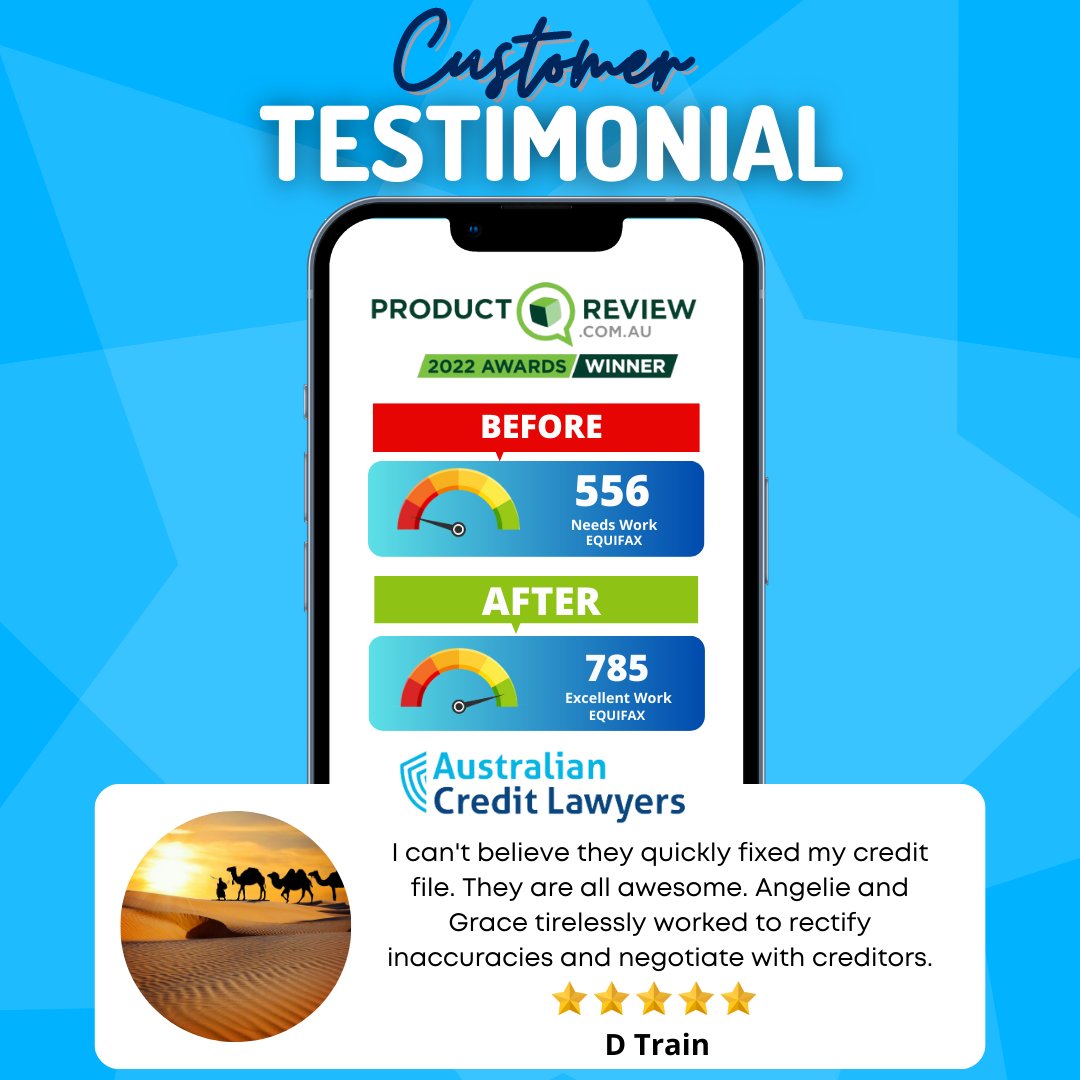 credits_aussie's tweet image. 🌟 Celebrating Another Credit Score Victory! 🎉

We are delighted to announce the successful credit score fix of our esteemed customer, Mr. D Train 

✔ Visit - australiancreditlawyers.com.au

#SuccessStory #CreditScoreFix