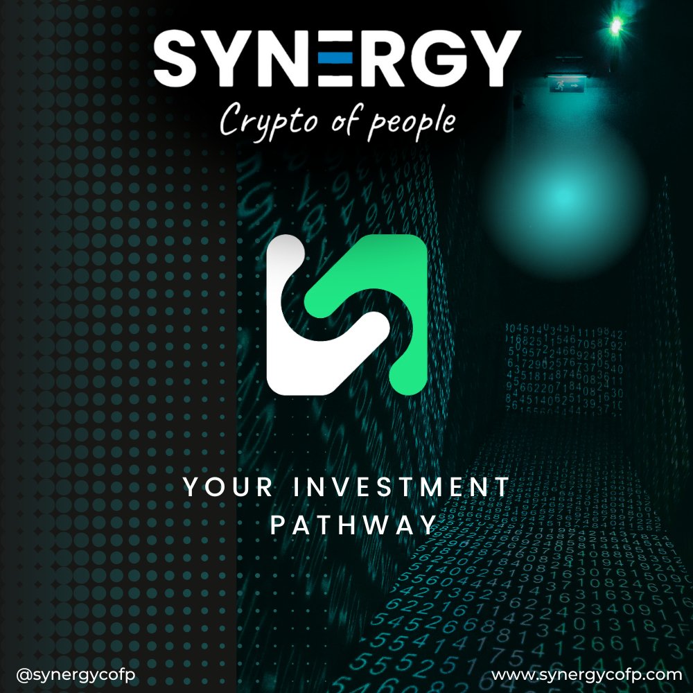 Synergy is a secure DeFi platform. Join our discord today, to learn more about investing!      
Discord discord.gg/2Zbg5TWVWT

Docs synergy-2.gitbook.io/the-book-of-sy……

Website synergycofp.com
#Crypto #Altcoins