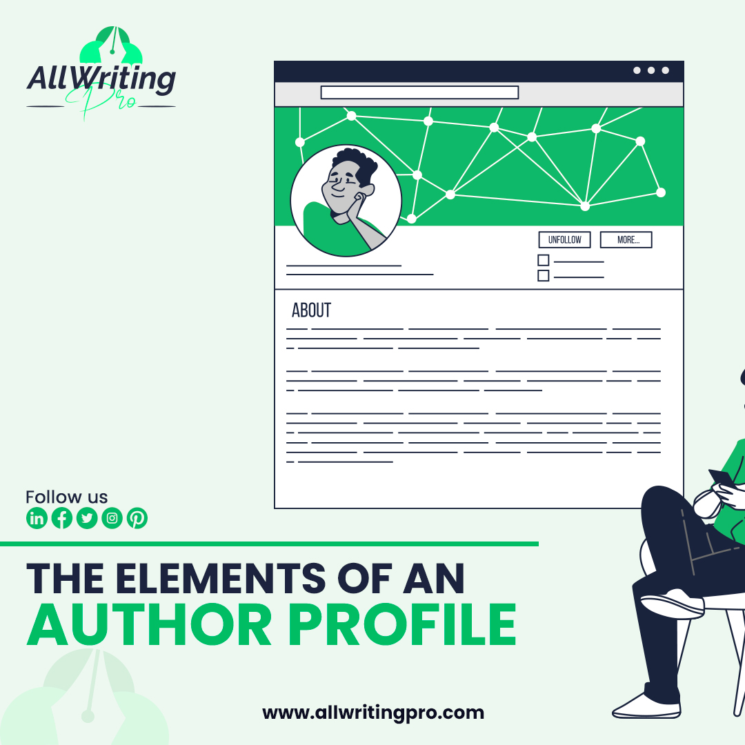 Allwritingpro's tweet photo. Interested in writing an author profile but don’t know what to include? Here are a few elements of an author profile.

#writing #elements #Authorprofile #authors #allwritingpro #usa https://t.co/ndAArA81tw