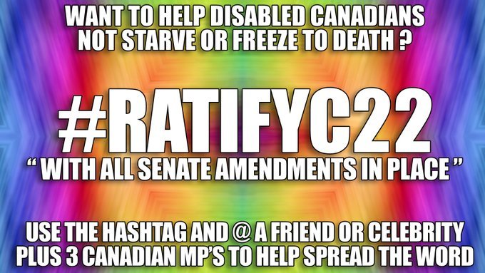 #RATIFYC22 
With all #SenateAmendments in place!

@celinedion 
@LeslynLewis
@AnitaAnandMP
@melaniej