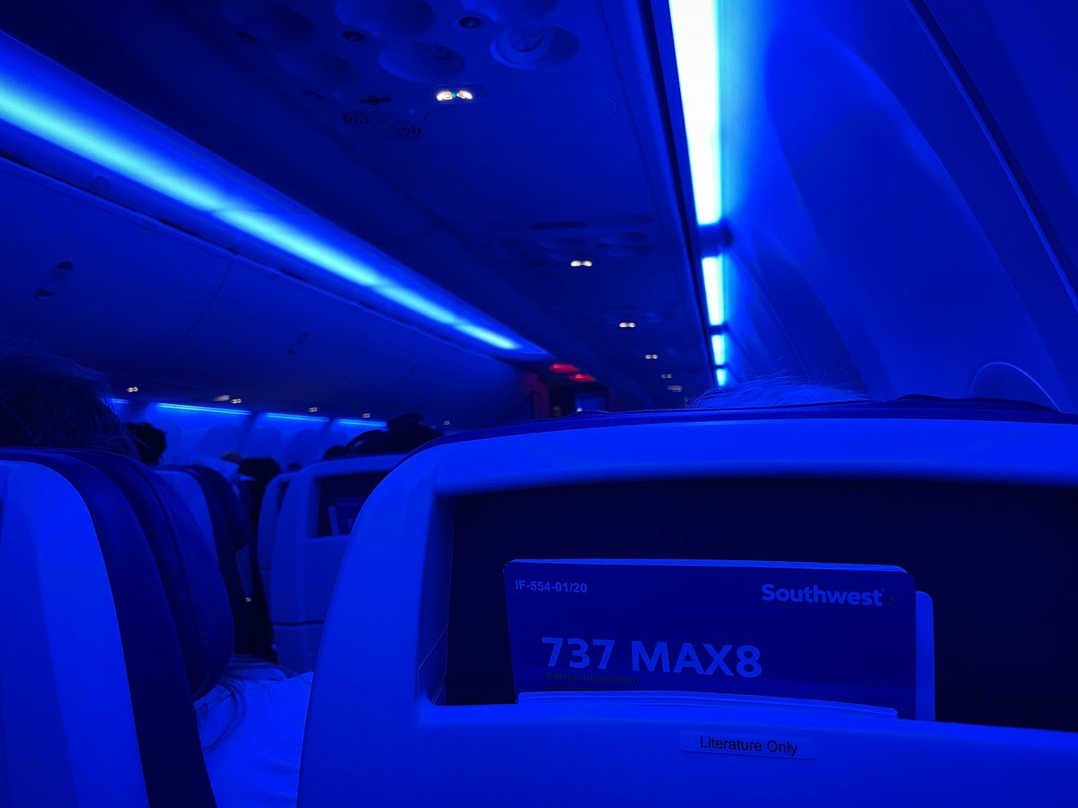 Some different views of a Southwest Airlines Boeing 737.  Flew on my 2nd Max 8. https://t.co/tFk7pCrhi1