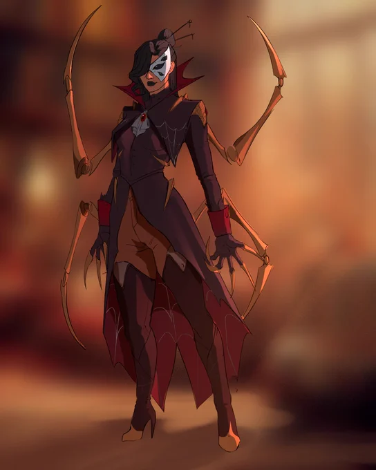 Steampunk Spidersona???  the Clockwork widow