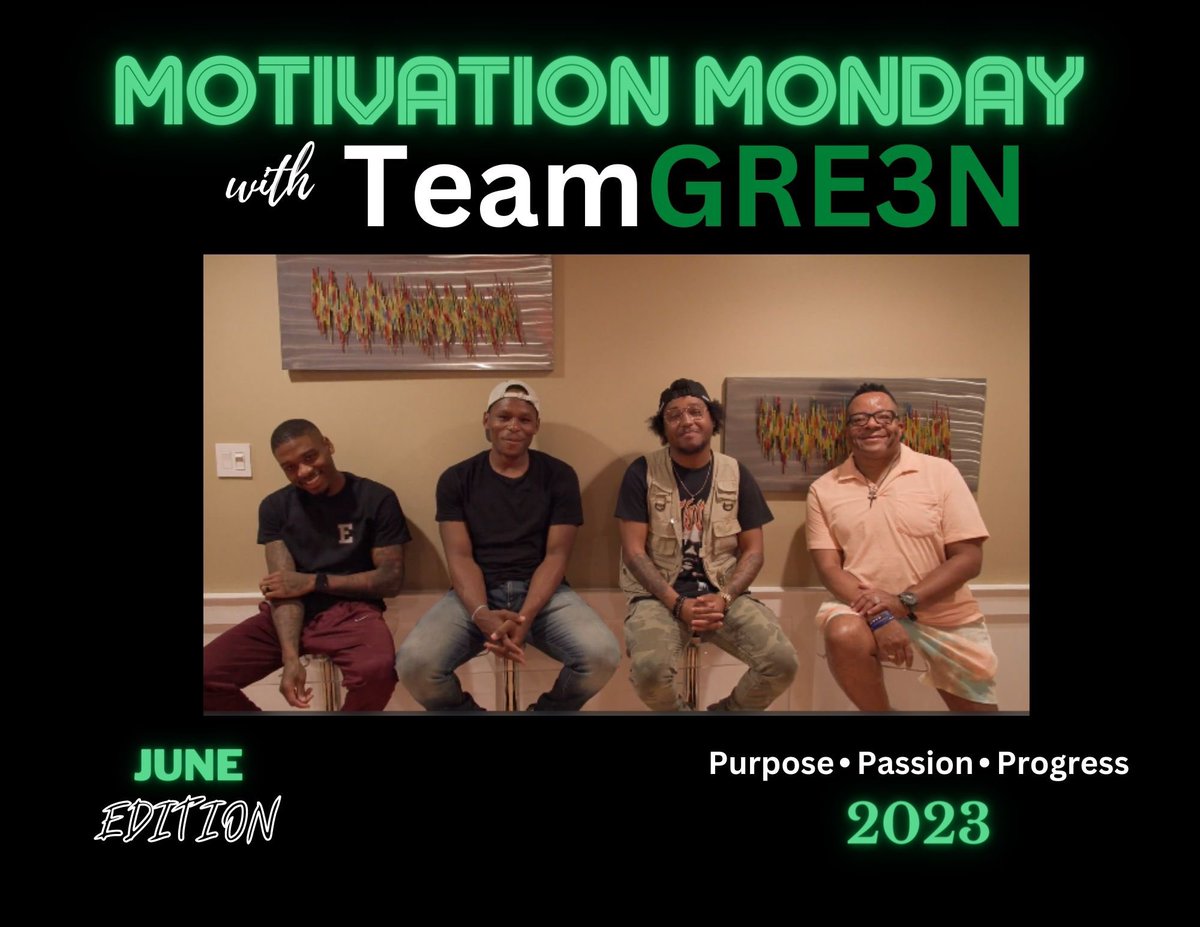 TeamGRE3N's tweet photo. Happy June and Happy Father's Day! 💫

We were blessed to have a Father's Day Panel with some of TeamGRE3N's volunteer coaches who are dads. Thanks to Coach Dee, Coach Chris, Coach B, and Coach Dad. We so appreciate you and thank you for your insight. https://t.co/wVRieWFEdV