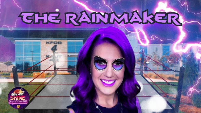 @emilyrsutton should have this weather-themed ring name in wrestling IMO. 🌈☔️ I would totally cheer her on! 💜#womenofwrestling 🤼‍♀️ #PurpleReign 🟣