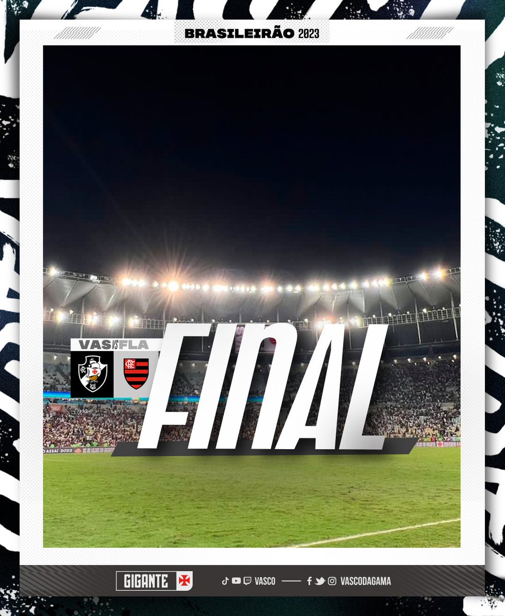 VascodaGama's tweet photo. Fim de jogo.

O próximo adversário do Vasco da Gama será o Internacional, no domingo (11), fora de casa.

#VASxFla 1-4
#BrasileiroNaVascoTV
#VascoDaGama https://t.co/mny49Bt92z