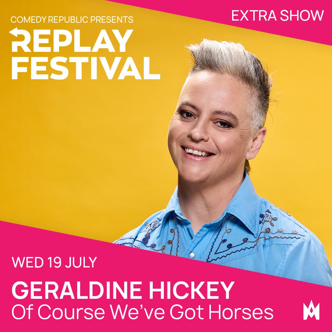 Geraldine Hickey (@geraldinehickey) on Twitter photo EXTRA SHOW!!!!!!
First show is close to selling out so <a href="/comedyrepublic_/">Comedy Republic</a> are letting me do another one.
comedy.com.au/tour/geraldine… EXTRA SHOW!!!!!!
First show is close to selling out so <a href="/comedyrepublic_/">Comedy Republic</a> are letting me do another one.
comedy.com.au/tour/geraldine…