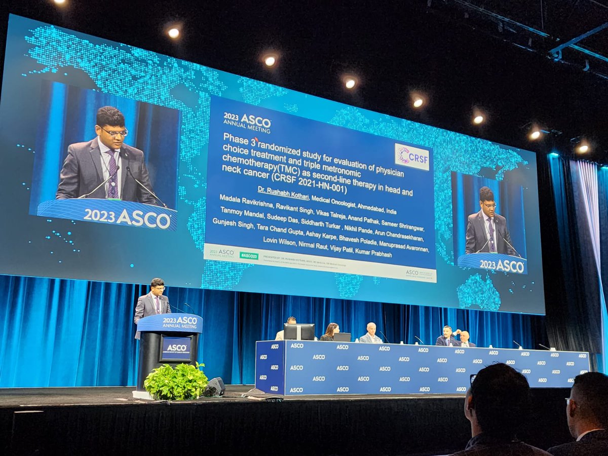 kothari rushabh (@rushabh1388) on Twitter photo 1/n It is a dream of any medical oncologist to present at the podium at ASCO. I had that dream realised today to present the first multicentric investigator initiated trial from India.<a href="/CRSF_IN/">CRSF - Cancer Research and Statistic Foundation</a> <a href="/DrVijayPatil11/">Dr (Prof). Vijay Patil</a> <a href="/shrirangwar/">Sameer Shrirangwar</a> <a href="/oncologician/">Nirmal Raut</a> <a href="/drmanuprasad/">Dr Manuprasad</a> <a href="/ASCO/">ASCO</a> #ASCO23 1/n It is a dream of any medical oncologist to present at the podium at ASCO. I had that dream realised today to present the first multicentric investigator initiated trial from India.<a href="/CRSF_IN/">CRSF - Cancer Research and Statistic Foundation</a> <a href="/DrVijayPatil11/">Dr (Prof). Vijay Patil</a> <a href="/shrirangwar/">Sameer Shrirangwar</a> <a href="/oncologician/">Nirmal Raut</a> <a href="/drmanuprasad/">Dr Manuprasad</a> <a href="/ASCO/">ASCO</a> #ASCO23