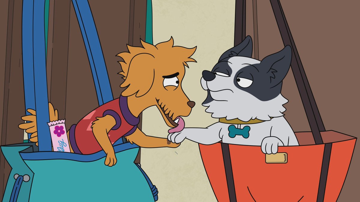 Does Diablo seduce purse-dog Bowie, voiced by polymath <a href="/brielarson/">Brie Larson</a> on a new episode of HouseBroken? Please enjoy the latest episode written by brilliant Ann Kim and find out. Now on @Hulu!