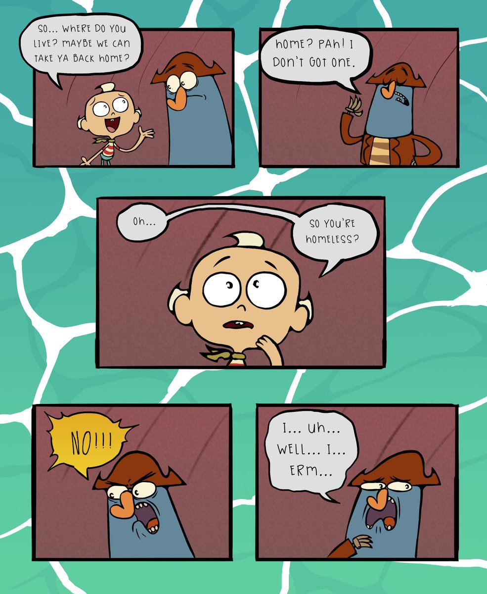 Spammykiins's tweet photo. I can't believe it's been 15 years since the debut of Flapjack! 🎉To celebrate, let's rewind and have a look at how it all started; when Flapjack and K'nuckles first met! (1/3) https://t.co/0H1STwfspD