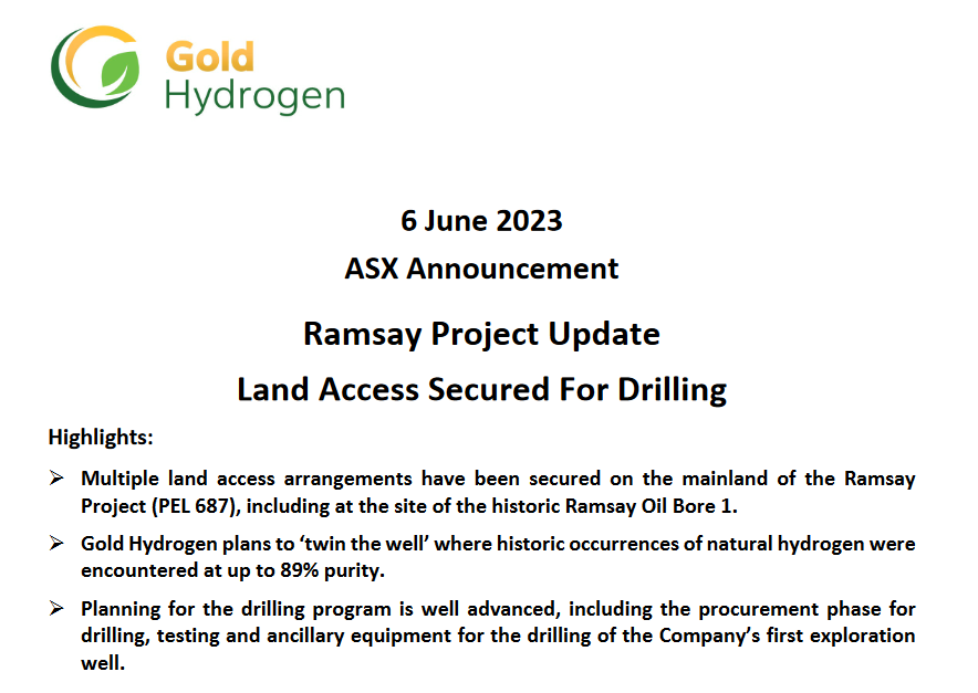 Gold Hydrogen Ltd tweet media