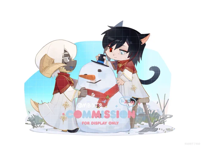 #ff14 Some FF14 commissioned drawings?
