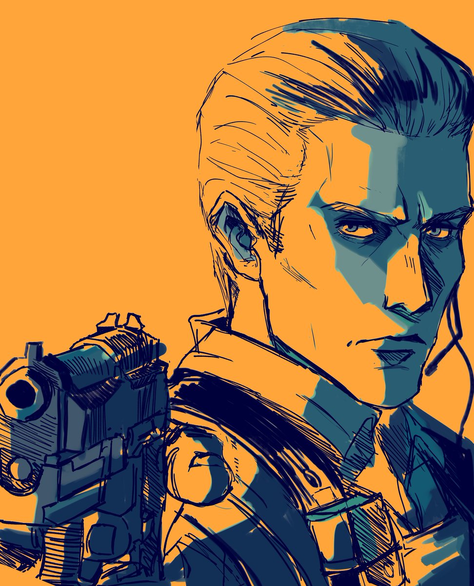 S.T.A.R.S alpha team captain: warmup
#ResidentEvil #AlbertWesker #REBHFun #fanart