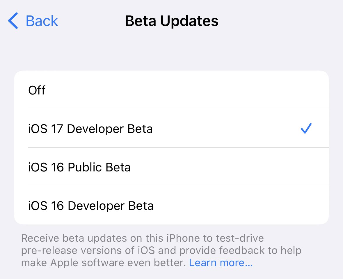 AdrianCJY's tweet photo. Let’s go 💪🏼 #iOS17 https://t.co/FyygL35tjN
