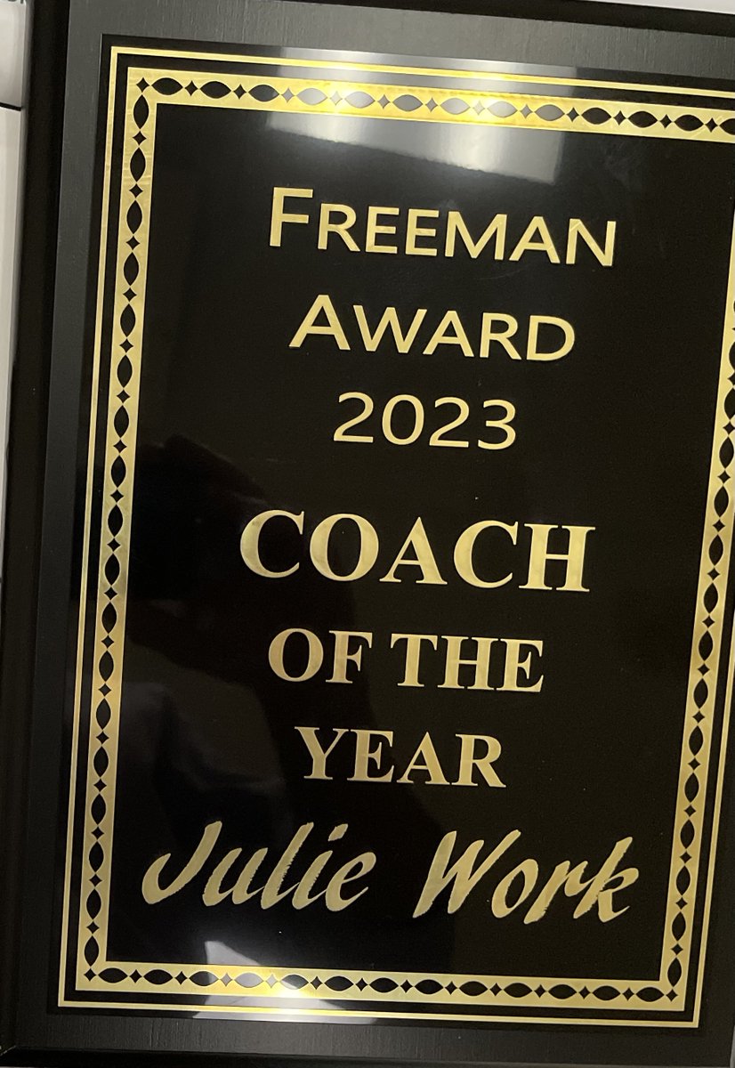 The LHS Freeman Award (LHS Coach of the Year) goes to our Girls Basketball Coach, Julie Work.  Julie puts in countless hours, supports ALL LHS athletes, and helps to develop our girls basketball team into tremendous young ladies.  Congrats Coach Work, well deserved!!