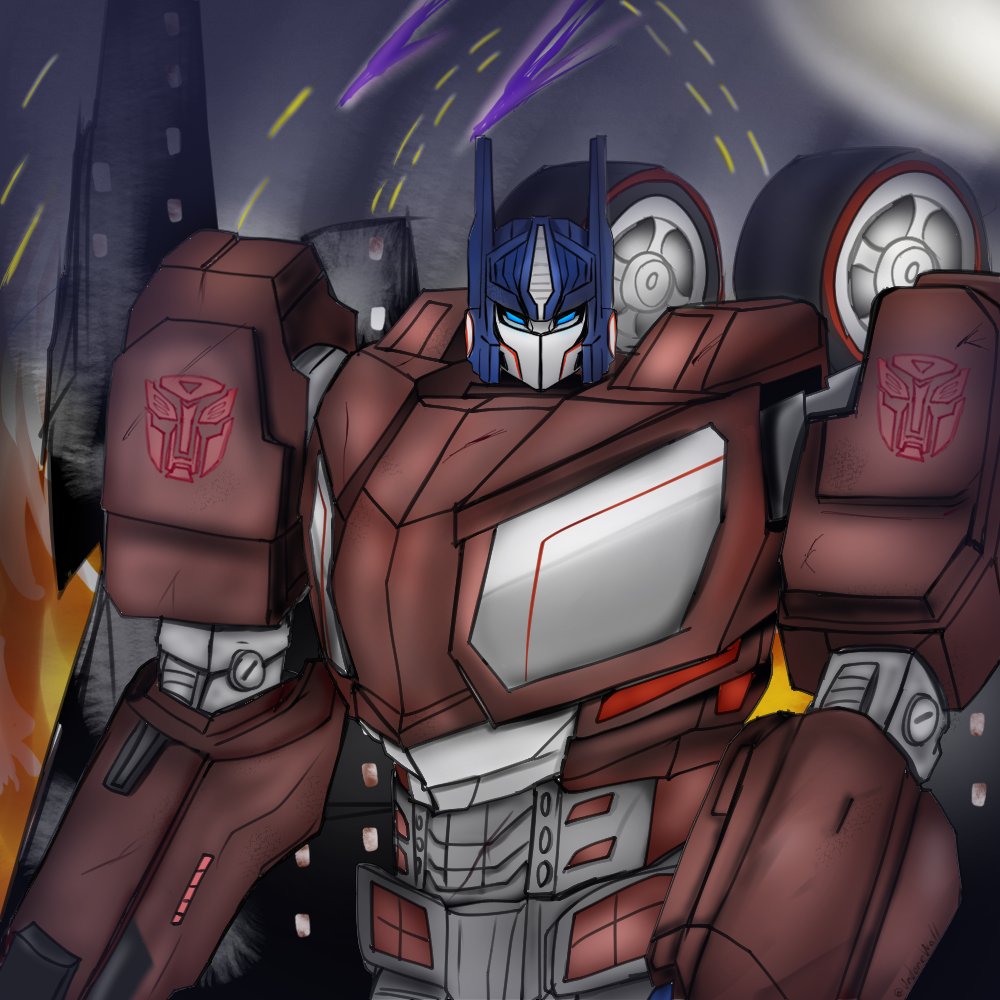 Transformers Brasil - Fanart - Optimus Prime - Transformers Prime