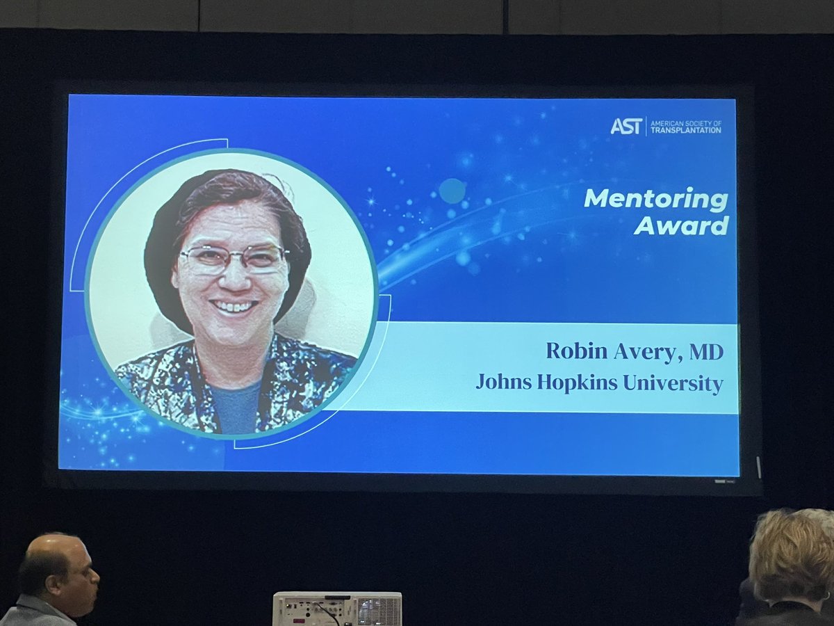 Congrats Robin - a mentor to many - she has been a great inspiration to all of us in #TxID @AST_IDCOP