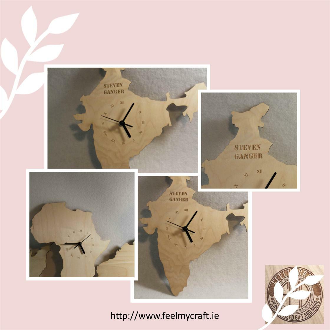 FeelMyCraft's tweet image. Custom Unique Bespoke India Shape Clock India Map Wooden #IrishClock #IrishMap 
€38.00
➤ feelmycraft.ie/listing/242820…