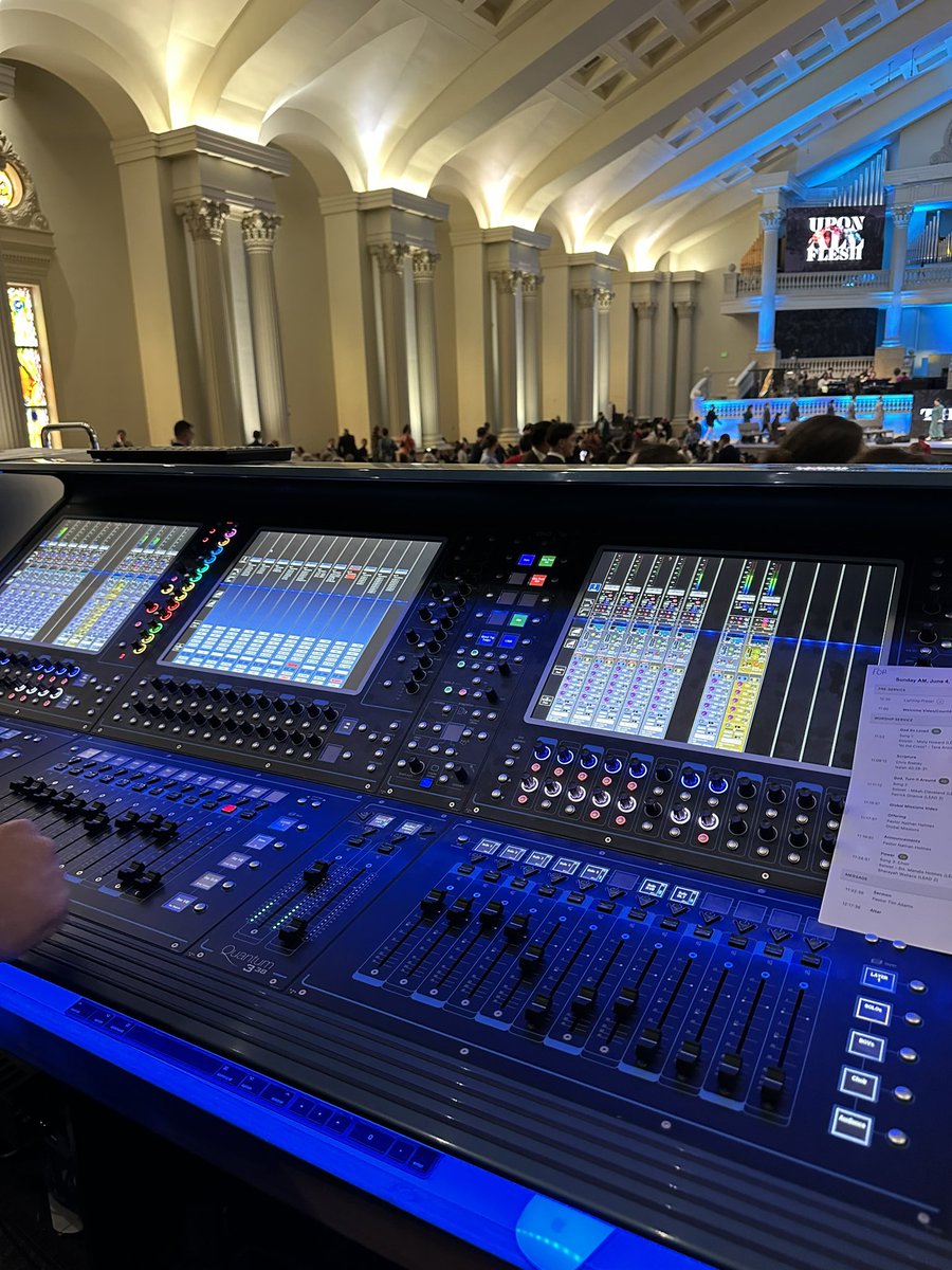 acts241's tweet image. DiGiCo Quantum 338 #soundboard