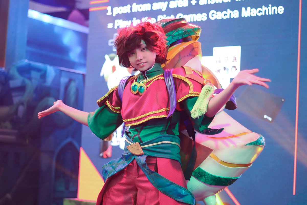 MitsuruShouta's tweet photo. Just had a blast cosplaying as Milio from League of Legends at CONQuest 2023. Riot Games totally nailed it! 🎮🔥

#CONQuest2023 #LeagueOfLegends #riotgames #RiotPH #RiotCONQuest #milio #miliocosplay https://t.co/JR9Ttqi9Z3