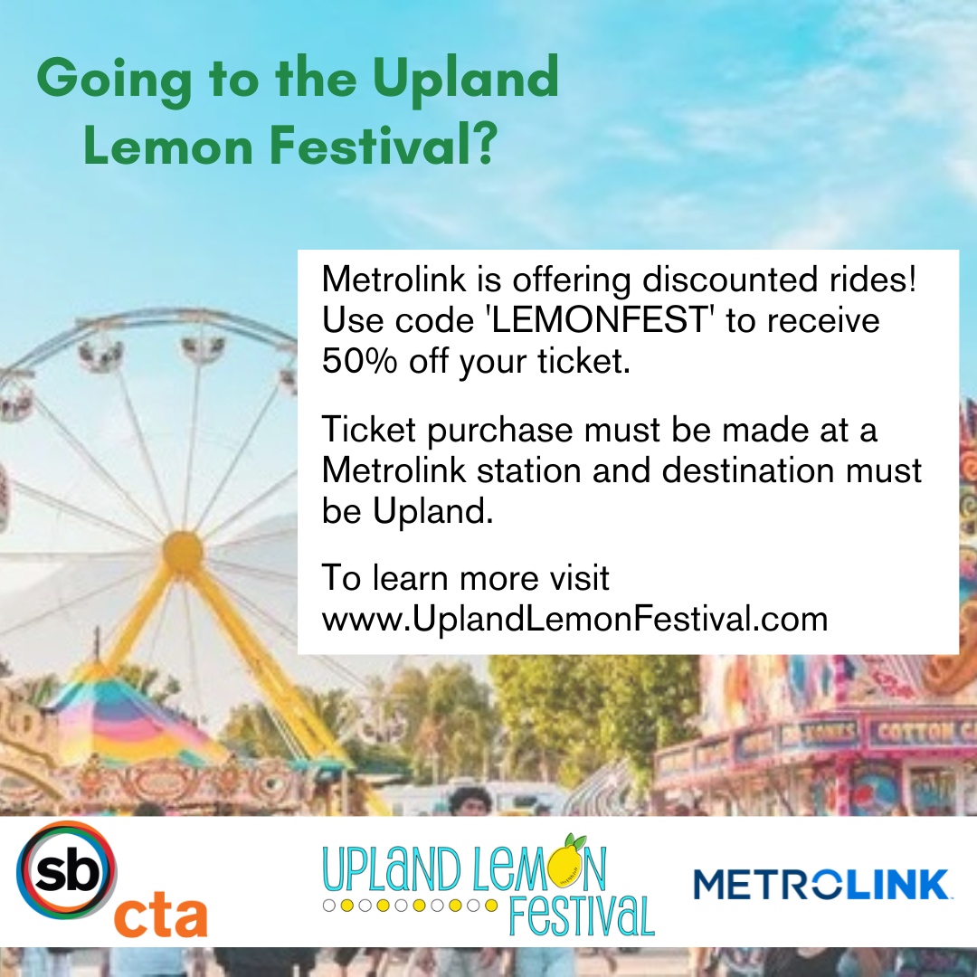 City of Upland on Twitter "🚉 🍋 🎡🥨🤩 Attention Upland Lemon Festival