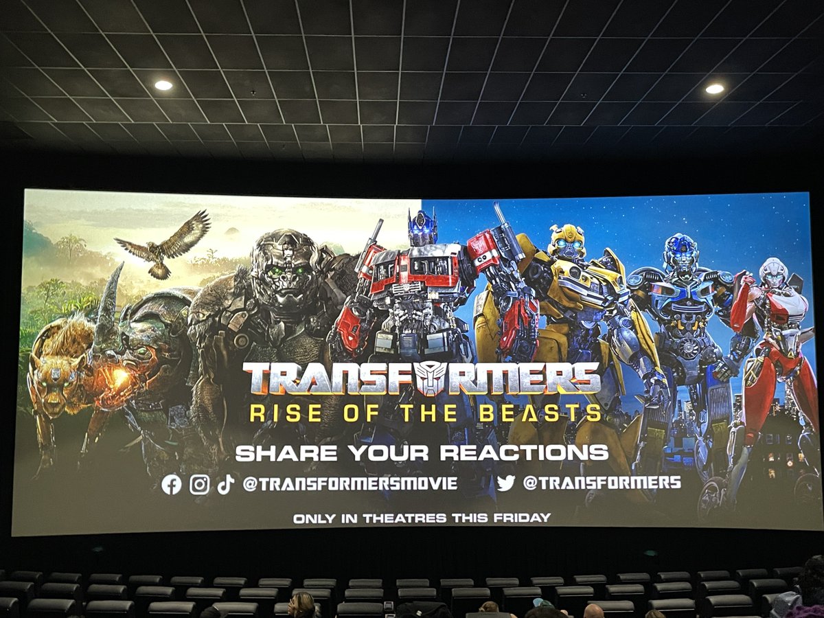 Now Watching #Transformers #RiseOfTheBeast