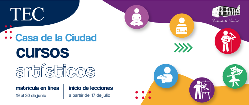 Cursos artísticos 2do semestre 2023‼️
Oferta: tiny.cc/fwn7vz
Matrícula en línea a partir del 19 junio: fundatec.ac.cr/cursoscasadela…
Inicio de lecciones a partir del 17 de julio
Más información: 25502340 - 84535107 de lunes a viernes de 2 a 7pm y sábados de 9am a 4pm
<a href="/Teccr/">TEC Costa Rica</a>