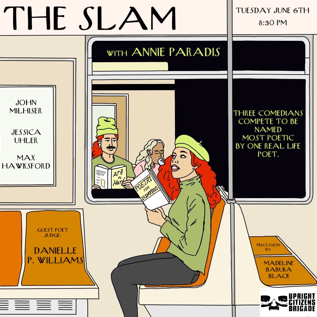 LA FRIENDS: Catch me at @ucbtla tomorrow for The Slam as the guest poetry judge! You already know you’re gnna get some of these poems too! ucbcomedy.com/show/the-slam-…