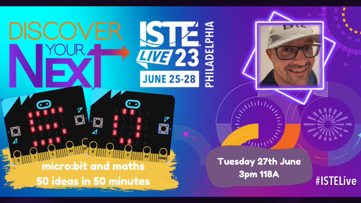 MrHillEdu's tweet image. Phew! I have finalised my 50 ideas for using @microbit_edu for #maths and can't wait to share them out at #ISTELive #ISTE23