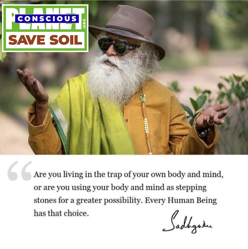 Yoga can naturally bring #balance to one's body & mind for a stable platform to achieve #health, joy, & exuberance. Let's keep up the energy & momentum till #JourneyForSoil achieves success. #SaveSoil. #ConsciousPlanet Let Us Make It Happen. @SadhguruJV