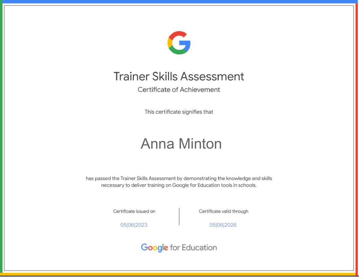 Whoo! One step closer to becoming a #GfECertifiedTrainer!