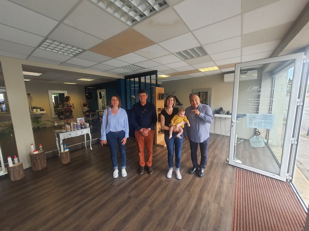 Semaine Nationale de l'Artisanat - Un artisan, une rencontre. ➡️Marine FERRERO - Salon la Mèche s'en Mêle. Pur produit de l'apprentissage, Marine est devenue chef d'entreprise et à son tour forme des apprentis à Castelnau-Montratier