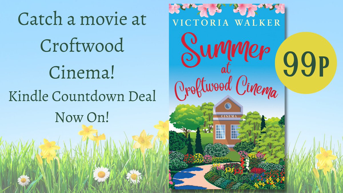 My @RNAtweets #TuesNews is that Summer at Croftwood Cinema is on a Kindle Countdown Deal for 99p this week!

Amazon.co.uk - amzn.to/42dfa8K

#smalltownromance #summerromance #indiecinema #kindlecountdowndeal #kindleunlimited #summerreads #beachreads