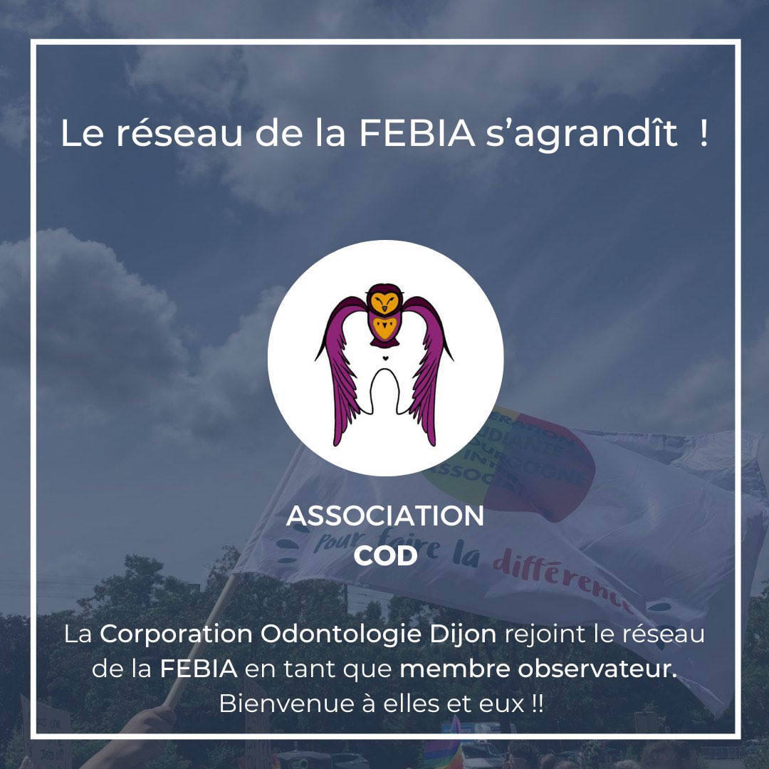 Le réseau de la FEBIA s’agrandit ! ✨

Suite à notre Assemblée Générale de dimanche, nous sommes très heureux d’accueillir la COD au sein de notre réseau en tant que membre observateur ! 

Félicitations à elles et eux et merci pour la confiance accordée 👏