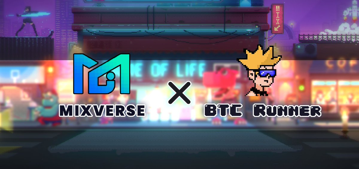 MixVerse-MixMeta (@mixverse_) on Twitter photo 🚀MixVerse X <a href="/BTCRunner_io/">Bitmap Planet🌏丨BITMAP 🟧</a> 🚀
🔥#BTCRunner is the first BTC blockchain game platform incubated by MixVerse ecosystem, and it is scheduled to issue BTC NFT and #BRC20Token in the near future.
We believe that BTC Runner will be full of surprises and will provide them with 🚀MixVerse X <a href="/BTCRunner_io/">Bitmap Planet🌏丨BITMAP 🟧</a> 🚀
🔥#BTCRunner is the first BTC blockchain game platform incubated by MixVerse ecosystem, and it is scheduled to issue BTC NFT and #BRC20Token in the near future.
We believe that BTC Runner will be full of surprises and will provide them with
